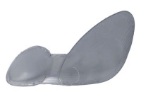 Lamp glass, headlight