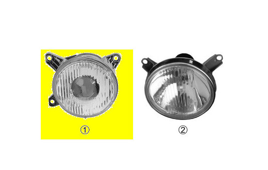 OPTICS Headlight OUTSIDE left 0635963 Van Wezel