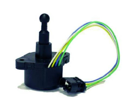 Adjusting motor, headlight height adjustment