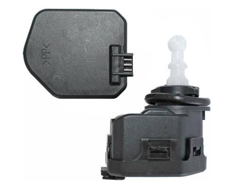 Adjusting motor, headlight height adjustment