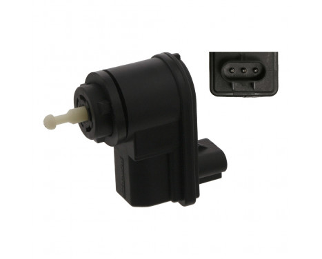 Control, headlight range adjustment 17684 FEBI