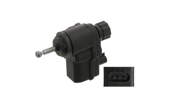 Control, headlight range adjustment 17686 FEBI