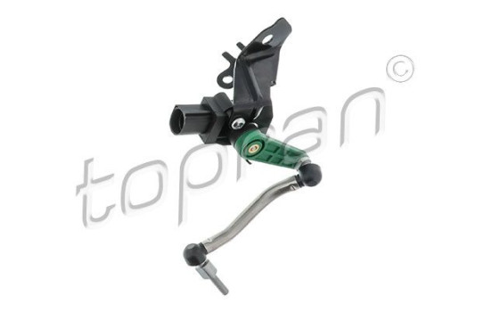 sensor, headlamp levelling adjustment element