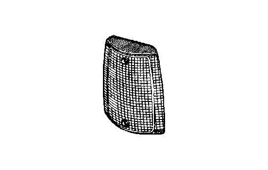 FLASHING LIGHT GLASS LEFT BLANC 1734903 Van Wezel