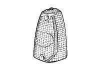 INDICATOR GLASS RIGHT 8/89&GT; 9/92 WHITE 1771908 Van Wezel