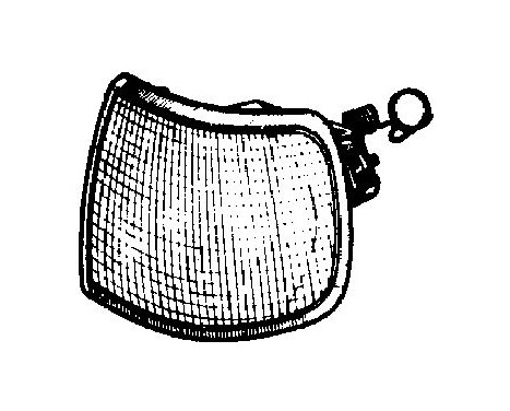 Right front turn signal -1/90 ORANGE 1822902 Van Wezel, Image 3