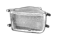 Right front turn signal ORANGE -LAMP. 5880904 Van Wezel