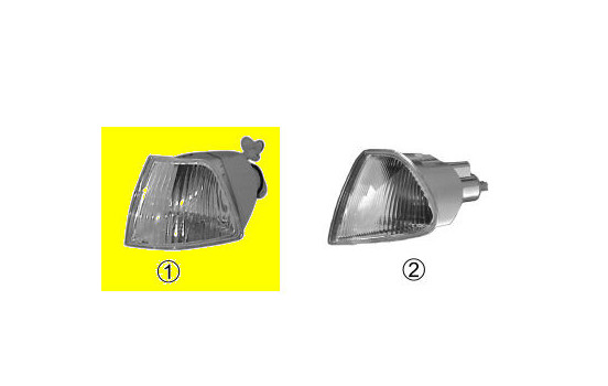 Right front turn signal until '99 0945906 Van Wezel