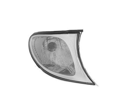 Right turn signal front 9/01+ WHITE Inner rim Silver 0649908 Van Wezel, Image 2