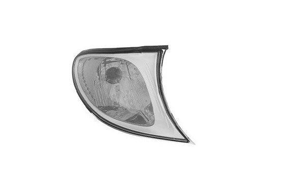Right turn signal front 9/01+ WHITE Inner rim Silver 0649908 Van Wezel, Image 2