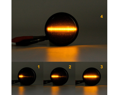 Set LED Side Indicator Lights suitable for Mazda MX-5 (Miata) NA/NB/NC 1989-2015 - Smoke Gray - incl. Dyna, Image 7