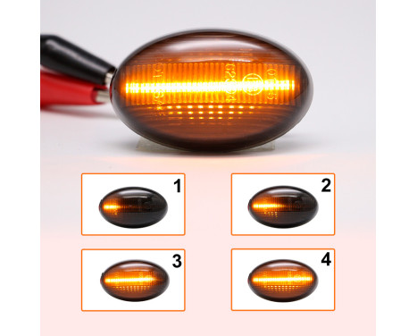 Set LED Side Indicator Lights suitable for Mercedes A-Class W168 / Vito W639 / Vito W447 / Citan W415 -, Image 7