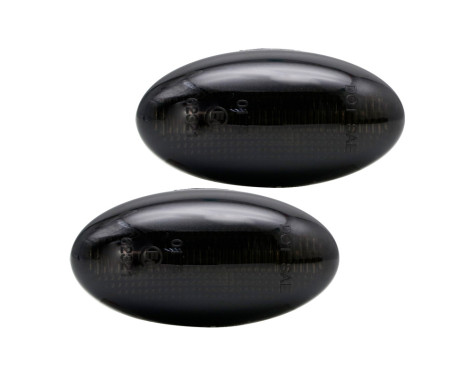 Set LED Side Indicator Lights suitable for Toyota Aygo 2005-2014 & 2014- / Proace 2013- - Smoke Gray - inc