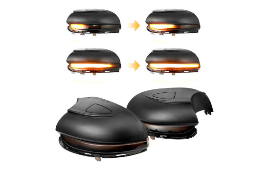 Set LED Side Mirror Indicators - suitable for Volkswagen Golf VI 2008-2012 & Touran 2010-2015 - S