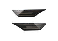 Set of LED Side Indicator Lights suitable for Honda Civic X 2016-2022 - Smoke Gray - incl. Dynamic Running Li