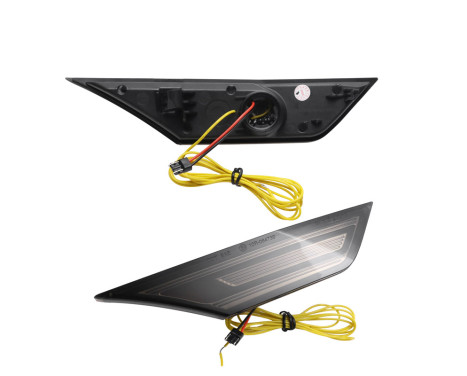 Set of LED Side Indicator Lights suitable for Honda Civic X 2016-2022 - Smoke Gray - incl. Dynamic Running Li, Image 4