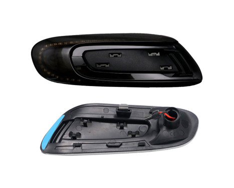 Set of LED side indicators suitable for Mini F55 5-door / F56 3-door / F57 Cabrio - Smoke gray - incl., Image 4