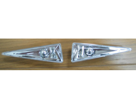 Set of side turn signals suitable for Renault Megane II 2002-2008 - Clear