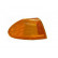 Side indicator for left outside mirror -9/94 ORANGE 3734903 Van Wezel