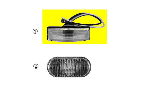 Side indicator left/right 4336914 Van Wezel