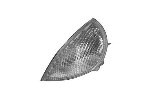 Side indicator light for outside mirror left up to '01 WHITE including BULB HOLDER 1601905 Van Wezel