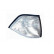 Side indicator light for outside mirror left WHITE COUPE & CONVERTIBLE 0642905 Van Wezel