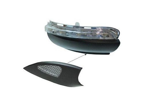 Side indicator light for outside mirror right With bottom light 5863918 Van Wezel