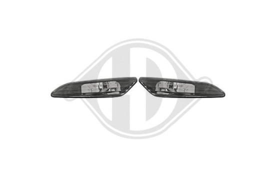 Side indicators suitable for Alfa Romeo 156 97- Smoke 3050074 Diederichs