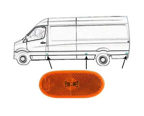 Side Marker Light 5862917 Van Wezel