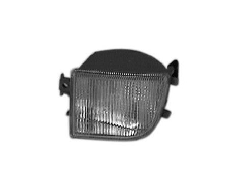 Side turn signal for outside mirror left WHITE + BULB HOLD. 5835907 Van Wezel