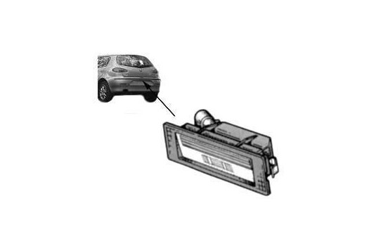 Number Plate Light 0147920 Van Wezel