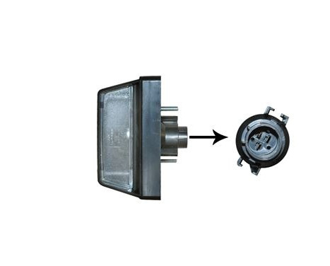 Number Plate Light 2813920 Van Wezel