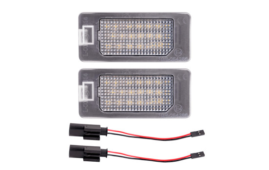 Set LED License Plate Lighting suitable for Fiat 500X (6X) 2018-2022 / 500X (7X) 2021- / 500e 2020- DL FIN02 AutoStyle, Image 2