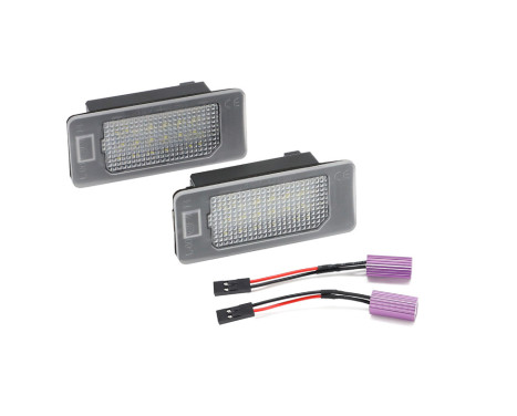Set of ready-made LED license plate lighting suitable for Skoda Octavia III/Fabia III/Kodiaq/Rapid/Super DL SKN02 AutoStyle, Image 2