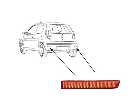 Reflector right in bumper -HGTnot for SPORT, Image 3