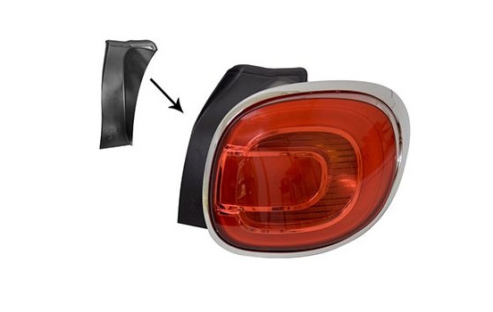 Combination Tail Light 1609926 Van Wezel