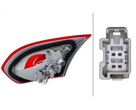 Combination Tail Light 2NR 354 828-011 Hella, Image 2