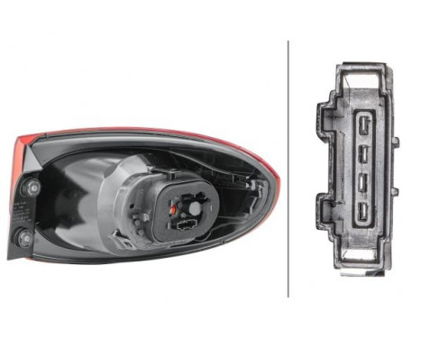 Combination Tail Light 2SD 009 691-091 Hella, Image 3
