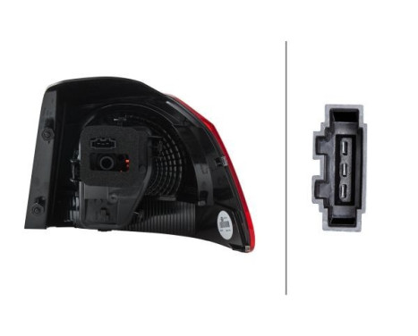 Combination Tail Light 2SD 009 922-091 Hella, Image 3