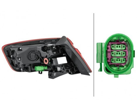 Combination Tail Light 2SD 012 836-081 Hella, Image 2