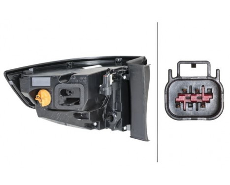 Combination Tail Light 2SD 354 831-031 Hella, Image 2