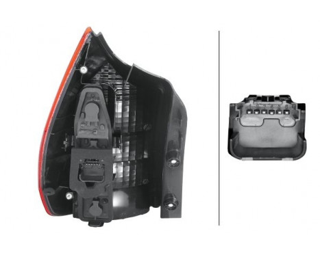 Combination Tail Light 2SK 008 659-101 Hella, Image 3