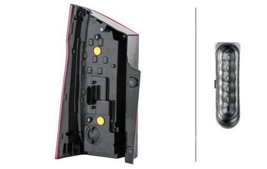 Combination Tail Light 2SK 011 813-221 Hella, Image 2