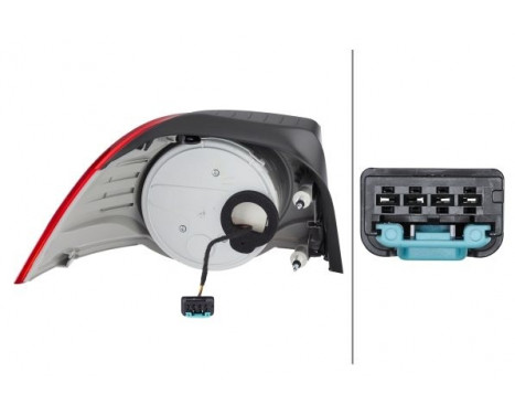 Combination Tail Light 2VA 009 246-101 Hella, Image 2