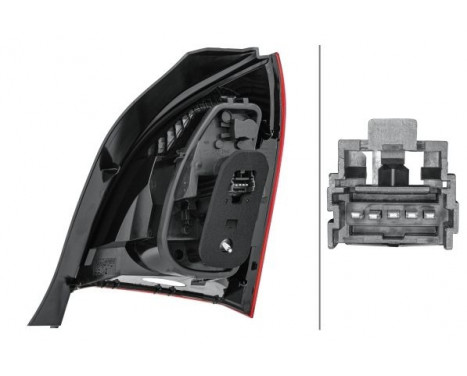 Combination Tail Light 2VA 010 938-031 Hella, Image 2
