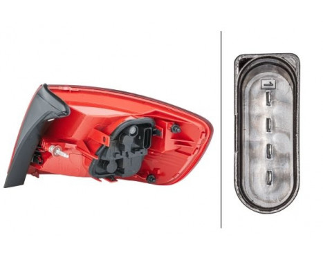 Combination Tail Light 2VA 354 542-011 Hella, Image 3