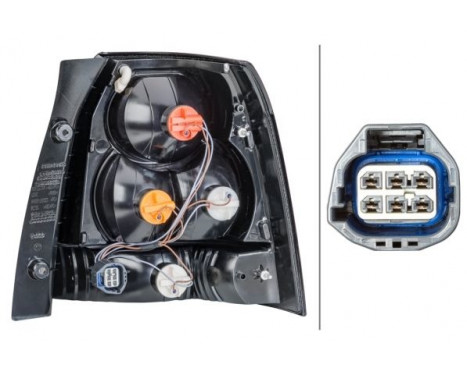 Combination Tail Light 2VA 354 666-111 Hella, Image 2