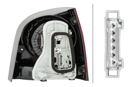 Combination Tail Light 2VA 965 303-071 Hella, Image 3