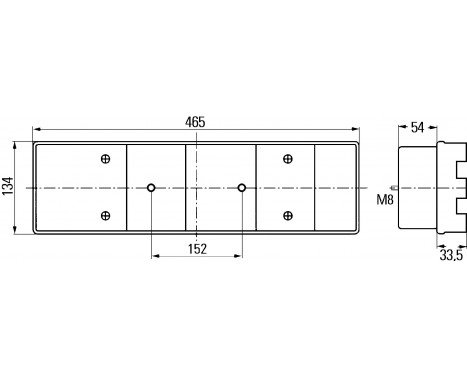 Combination Tail Light 2VD 008 204-111 Hella, Image 2