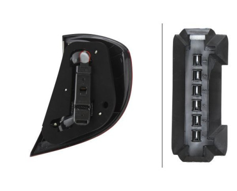 Combination Tail Light 2VP 008 031-051 Hella, Image 3